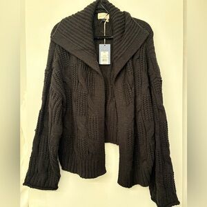 NWT Black Knit Cardigan